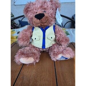 United Airlines Ben Flyin Plush Adventure Bear Original Boarding Pass Tag